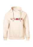 TWC On Duty Hoodie – Hanorac Dama cu Simboluri Medicale, Bumbac Premium