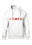 TWC On Duty Hoodie – Hanorac Dama cu Simboluri Medicale, Bumbac Premium