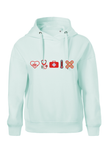 TWC On Duty Hoodie – Hanorac Dama cu Simboluri Medicale, Bumbac Premium